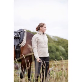 EQ Medina Fleecetrøje/Anorak Beige melange