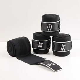 byWeber Sport Bandager Elastik/Fleece sort